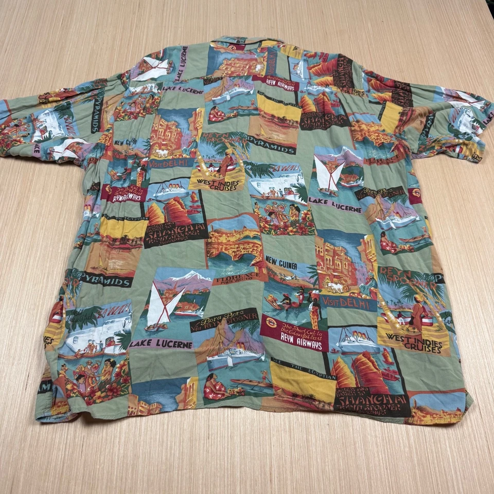 Vintage Reyn Spooner Hawaiian Shirt camp Boca Boca Florence West Indies 90s XXL - Image 4 of 4