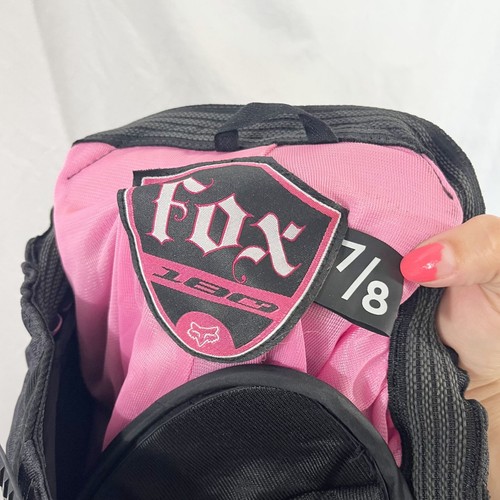 Fox 180 Black & Pink Butterfly Floral Motorcross Pants - Youth Girls Size 7/8 - Picture 4 of 8