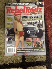 Rebel Rodz Magazine Lot Illustrated Hot Rods Kustom Kulture Rockabilly 2008-2011