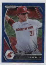 2021 Panini Prizm Draft Picks Navy Blue Kaleidoscope 9/15 Zane Mills #PDP120 uk2