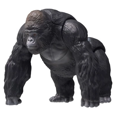 Takara Tomy Ania AL-29 Gorilla Animal Figure with Color Picture Cards