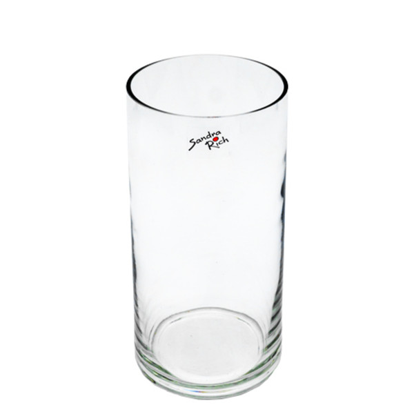 Glasvase Dekoglas Cyli Cold Cut Zylinder H. 30Cm D. 15Cm Rund Sandra Rich-image