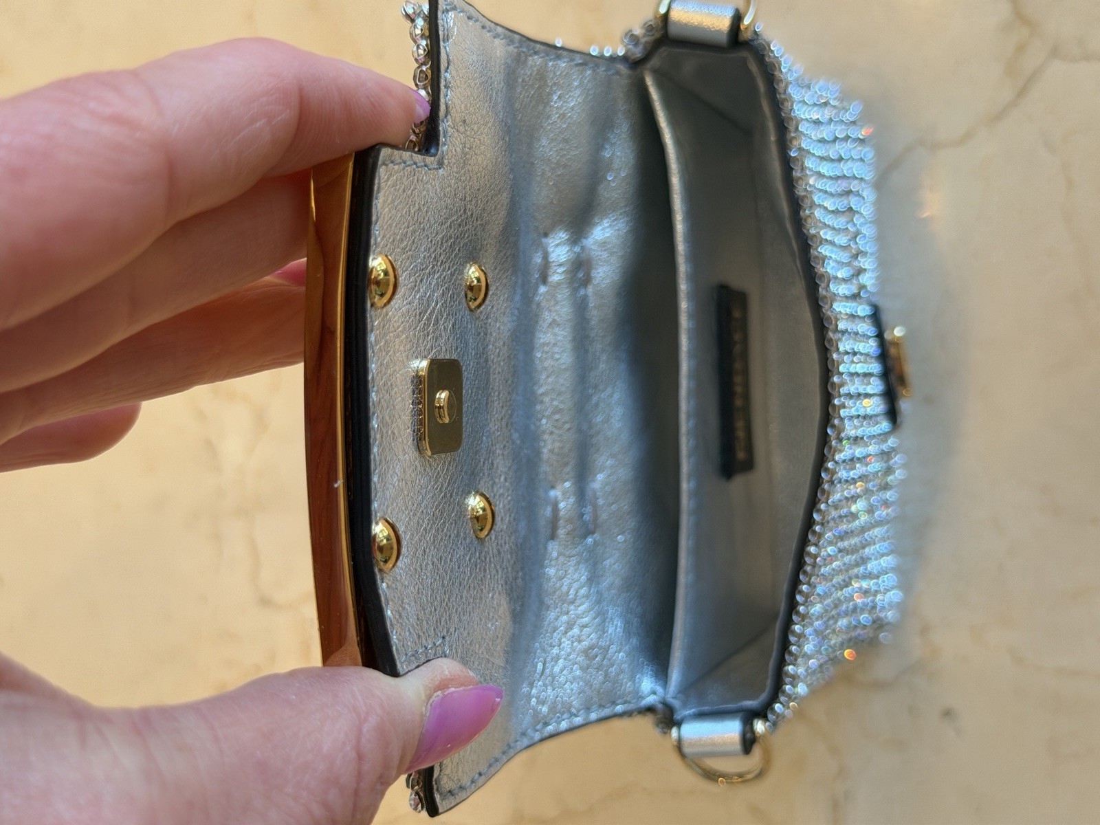FENDI x VERSACE Fendace Baguette Bag Charm + Micro/Nano Bag RARE EXC COND image 9