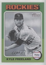 2024 Topps Heritage Short Print Black & White Image Kyle Freeland #31 my8