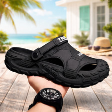 Men's EVA Clogs Sandals Anti Slip Breathable Height Increase Beach