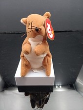 1993 Ty Beanie Babies Nuts The Squirrel Plush Free Shipping! T2080