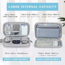 Electronic Organizer, Travel Cable Organizer Bag Pouch Electronic Carry Case Bag