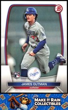 James Outman 2023 Bowman #13 Los Angeles Dodgers Rookie RC