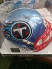 Chris Johnson Autographed Tennessee Titans White Mini Helmet Signed Beckett COA