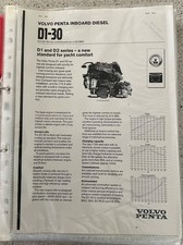 Volvo Penta Inboard Diesel Engine Instruction Manual D1 and D2 Series, boat copy