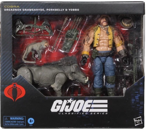 GNAWGAHYDE, PORKBELLY & YOBBO  Cobra Dreadnok GI JOE CLASSIFIED 125 New