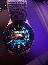 Samsung Galaxy Watch Sm-r800 46mm Silver Smartwatch Bluetooth WiFi grey band