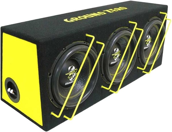 "Ground Zero Gzib 3.250SPL 3X10\" (25Cm) GehäUsesubwoofer Tiefton Bassbox Teller"-image