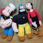 Vintage Popeye Olive Oyl Oil Bluto Man Soft Plush Toy Play-by-Play Toys Teddies