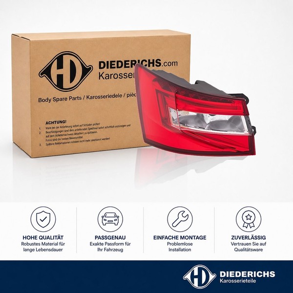 Heckleuchte Links Diederichs 7842691 FÜR Skoda RÜCkleuchte Hecklicht-image
