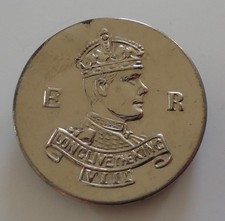 1936 King Edward VIII Pin Badge 33mm