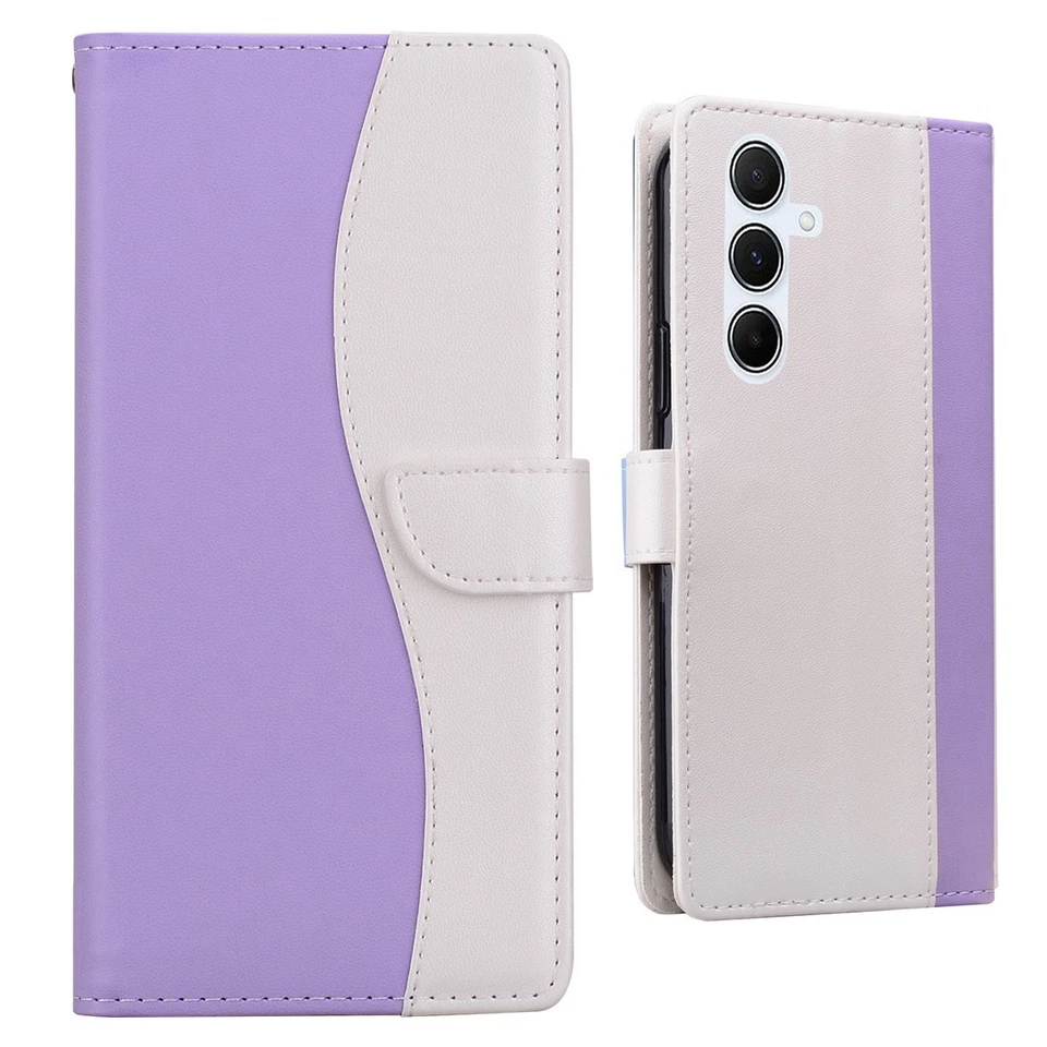Flower Leather Wallet Phone Case for Samsung A34 A35 A15 A24 A16 A55 A54 A53 A14 - Image 2 of 4