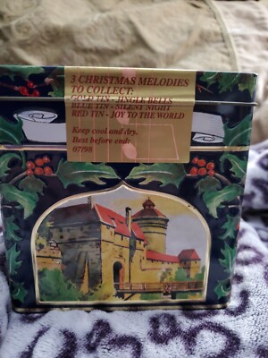 NEW Lambertz Cookie Tin Music Box VINTAGE Germany Burg vom Hallertor 