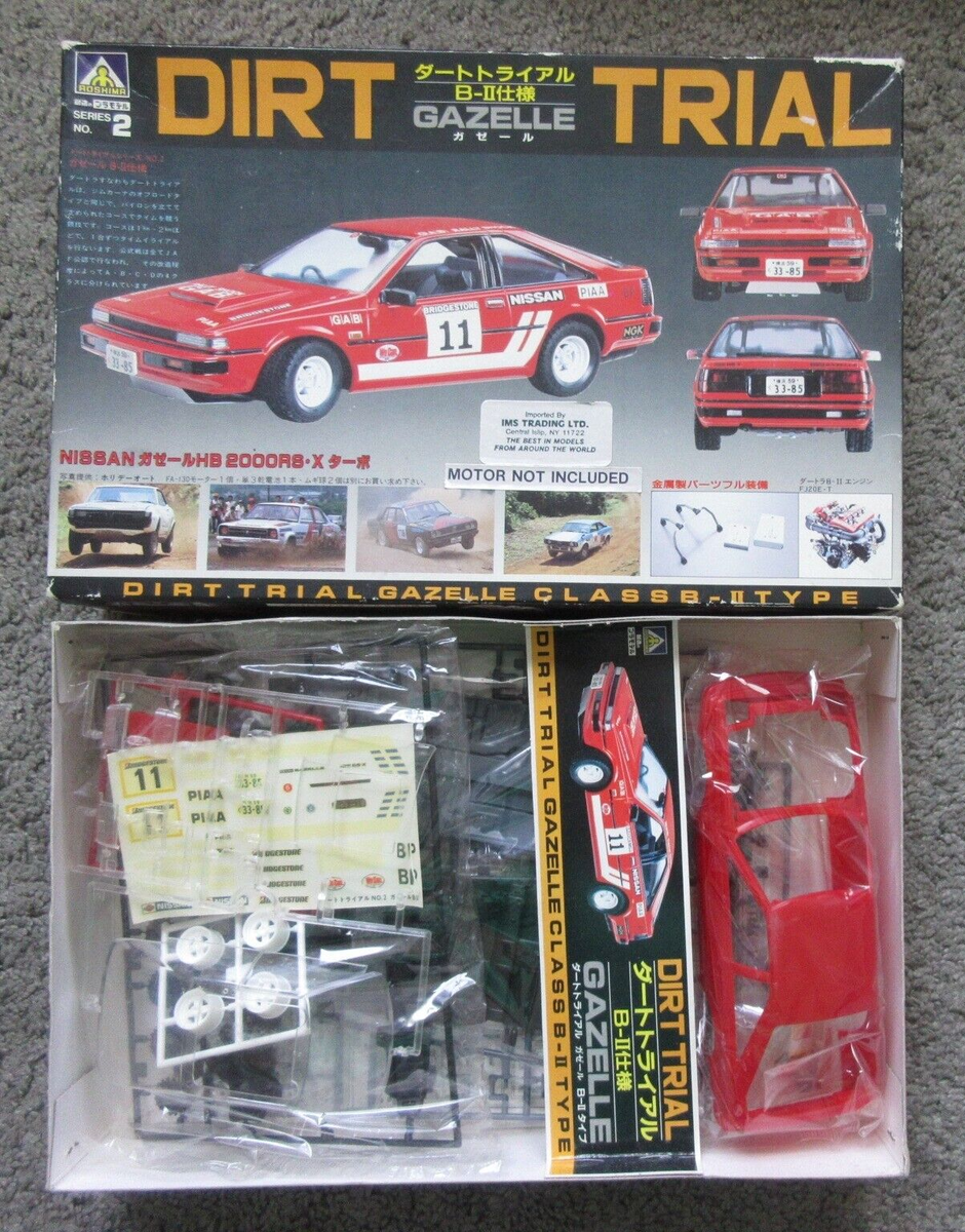 VTG NEW 1:24 AOSHIMA NISSAN GAZELLE 200SX SILVIA DIRT TRIAL 1:24