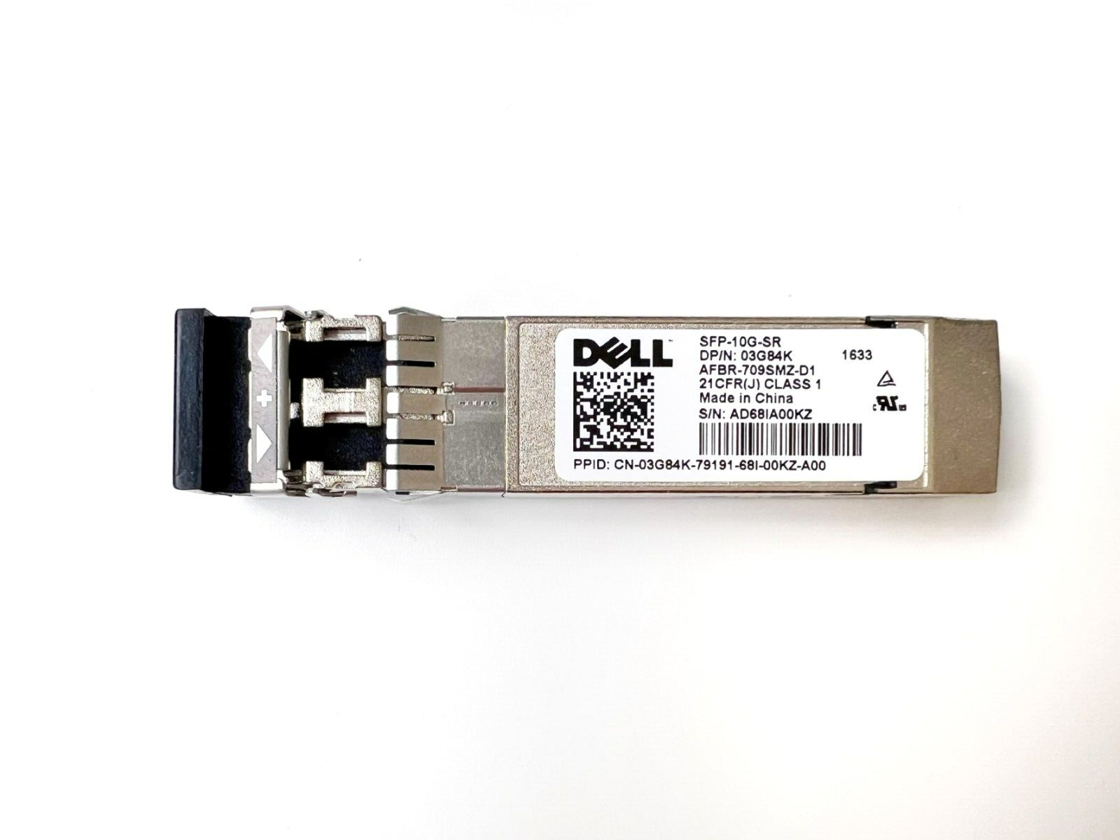 NEW DELL 10Gb SFP10GSR 10GbaseSR 850nm SFP+ Transceiver 10Gbe WTRD1
