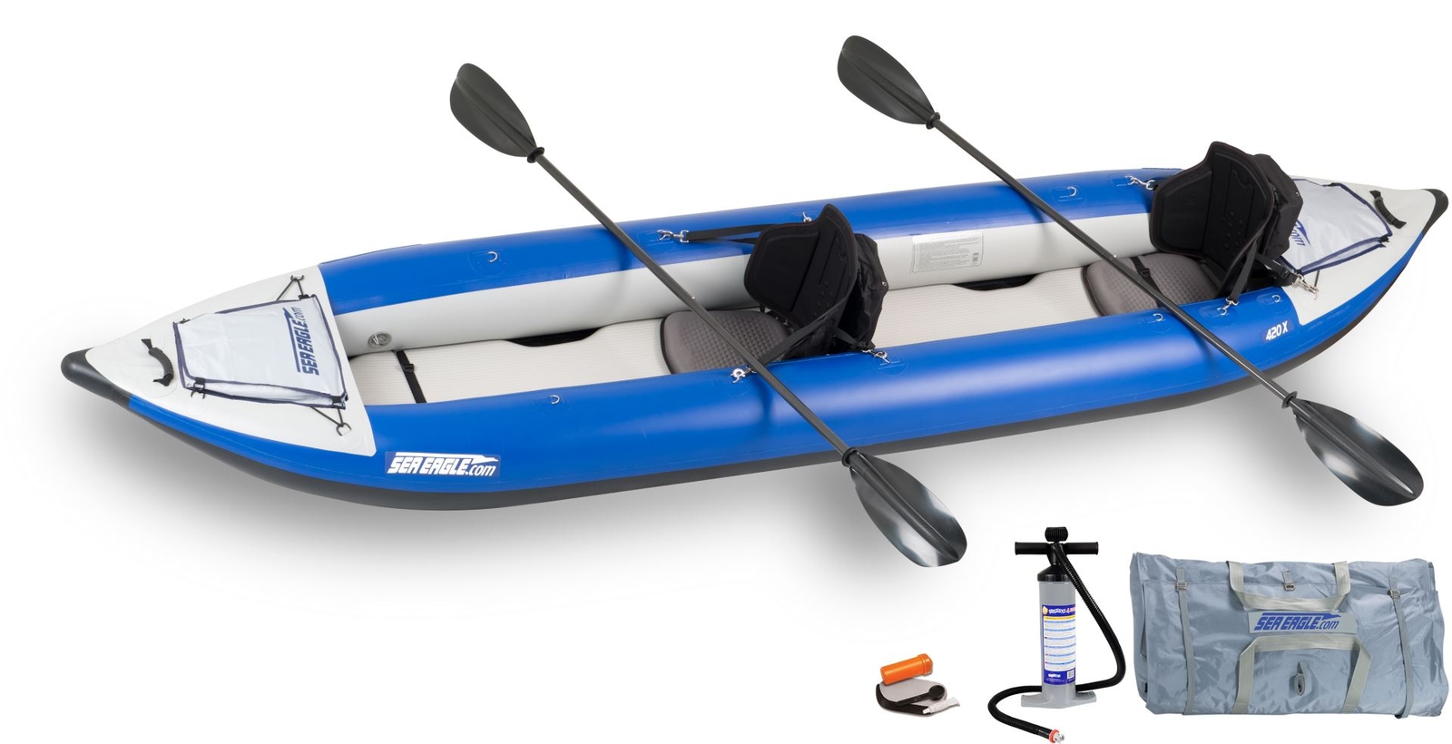 Sea Eagle 420x Explorer Kayak Pro Carbon Package