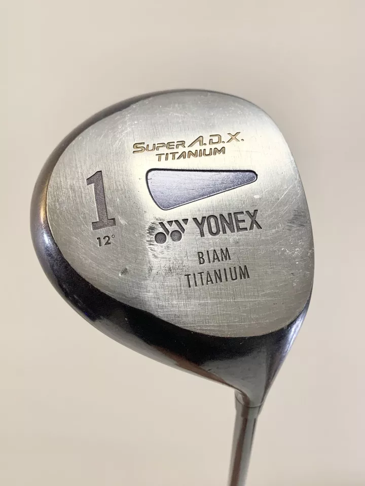 Controlador de titanio Yonex Super ADX Biam 12* varilla de grafito damas flexión ligera derecha usado en excelente estado Foto 2 de 4