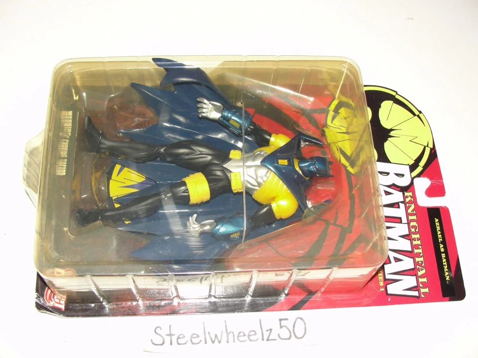 DC Direct Knightfall Azrael As Batman Action Figure 2006 Series 1 7" NEW On Card - Image 3 of 4