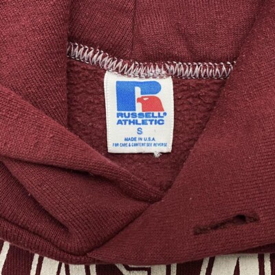 VTG 90s Russell Atheltic Texas A&M Aggies Hoodie Sweatshirt Adult