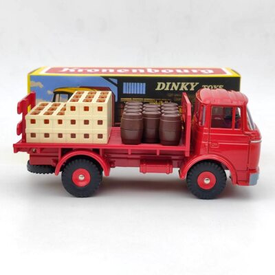 Atlas Dinky toys 588 Plateau Brasseur Berliet GAK Camion Diecast Models Red