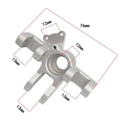 Hot Racing Losi 1/6 Super Baja Rey 2.0 Aluminum Front Steering Knuckles 9320977 - Picture 9 of 15