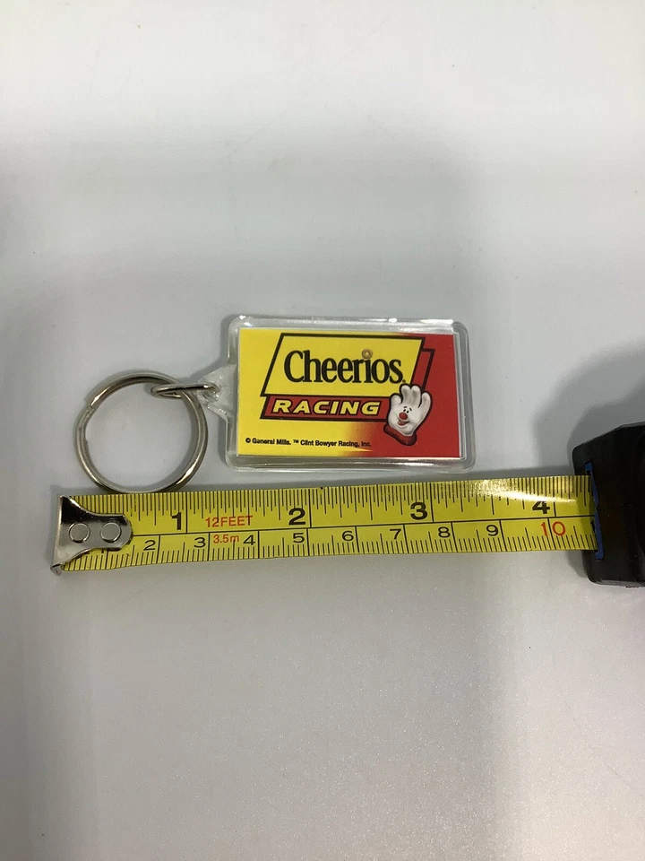 Vintage Cheerios Racing, Clint Bowyer #33, Keychain Made In The USA Foto 2 de 4