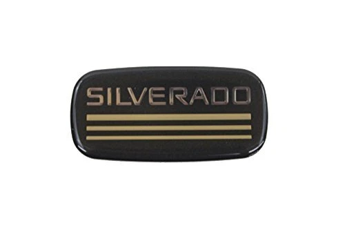 Chevrolet Silverado 1988-1999 carrocería Silverado negra y dorada emblema lateral nuevo OEM Foto 2 de 2