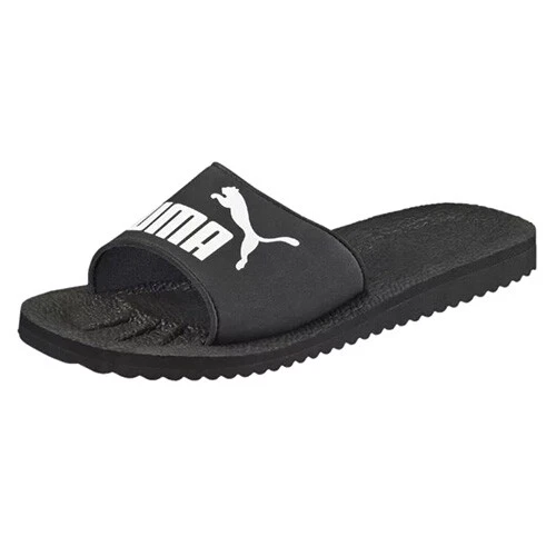 PUMA Unisex Adulto Scarpe Moda PURECAT Sandalo Slide NERO BIANCO 38