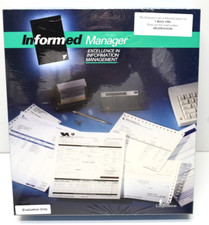 Vtg 1993 Macintosh Software Informed Manager Business Forms Printable Fill In