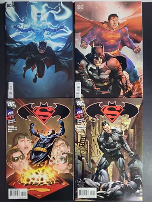4) Batman Superman Lot Variant 1 3 55 56 Worlds Finest 2019 2022