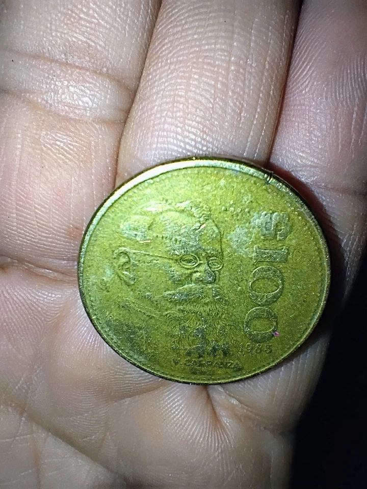 Moneda México Mexicana 100 Pesos V.Carranza Águila 1988 XF. OFERTAS! Foto 2 de 4