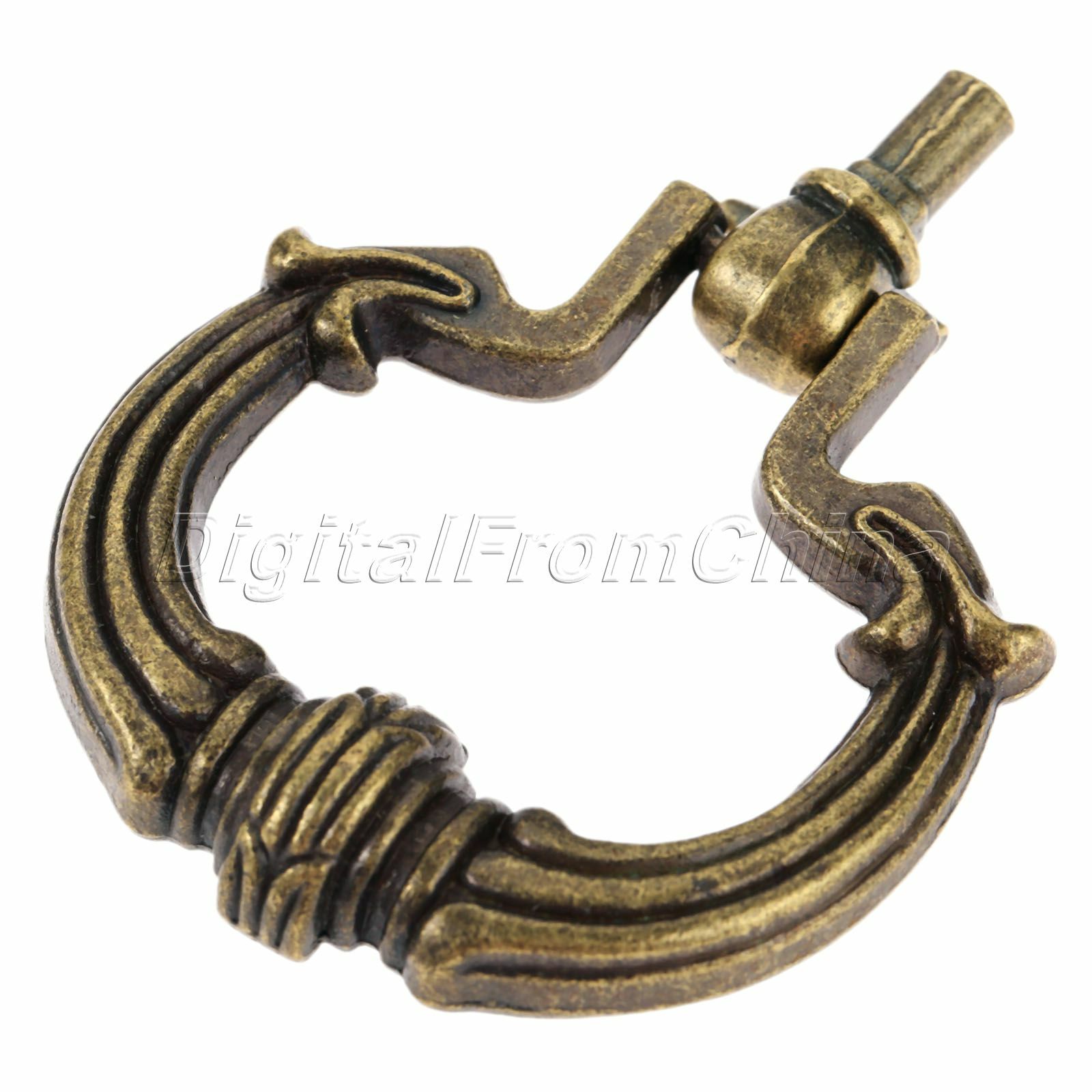Lot De 12 Poignées De Tiroir Vintage – Métal – Vieux Boutons De Meuble – Occasion