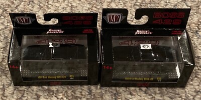 (2) M2 Ground Pounders 1969 Ford Mustang BOSS 429 R25 Release