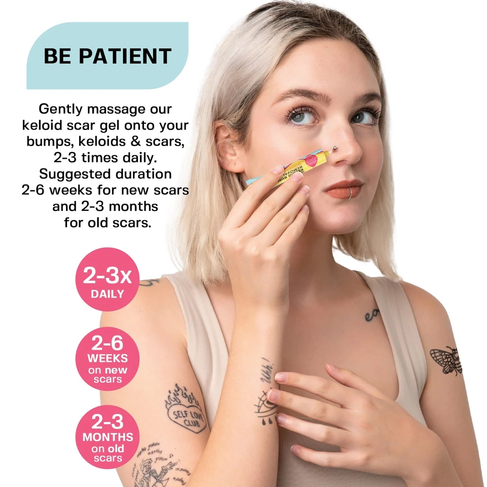 Base Labs Keloid Bump Removal Gel | Soothing Gel For Removal Of All Scars | 2 oz - Image 4 of 4