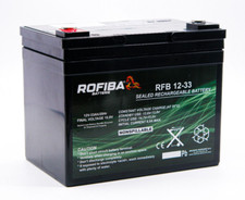 Batteria Rofiba RFB 12-33 33Ah 12V VRLA AGM Deep Cycle =Fiamm 12FGL33