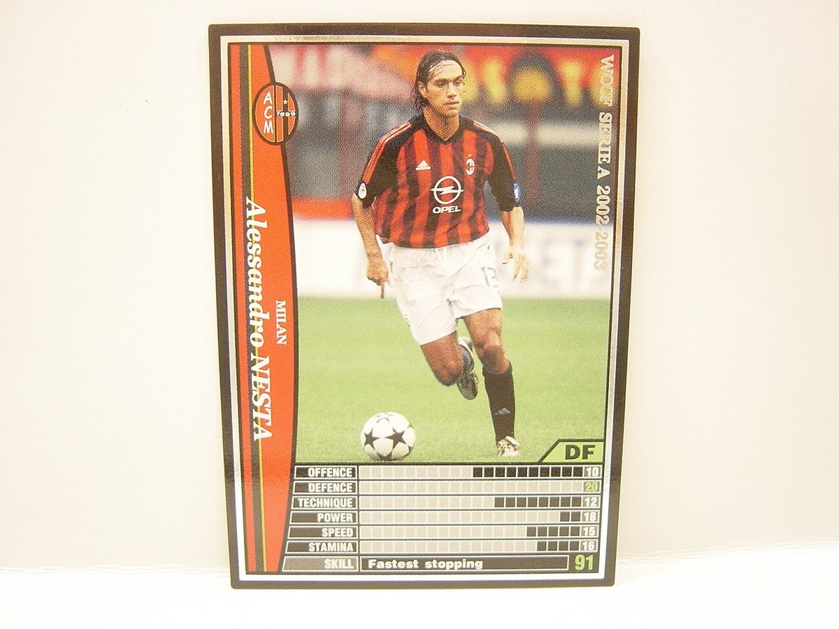 2002-03 Panini WCCF Serie A - Alessandro Nesta #149/288 (RC) for