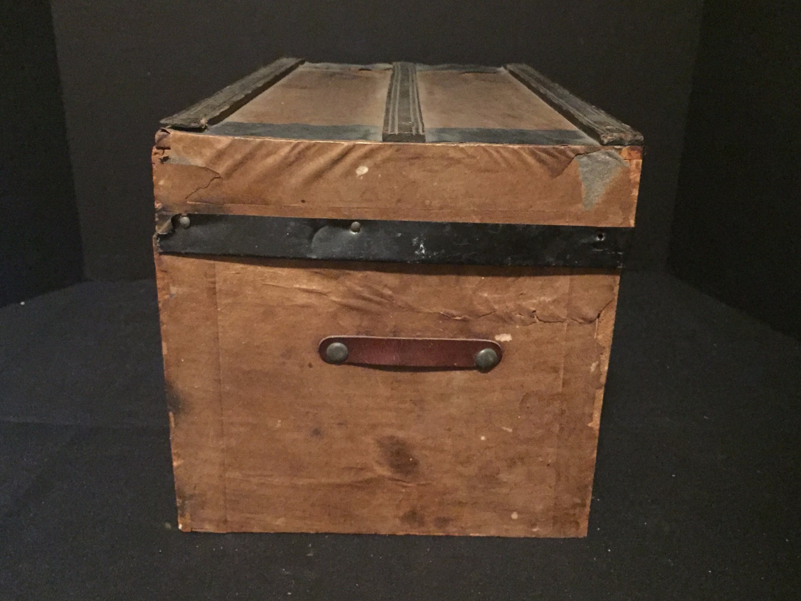 Antique Vintage Wooden Doll Trunk eBay
