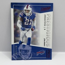 2022 Panini Prestige Football Jordan Poyer Prestigious Pros PP-17 Red /449