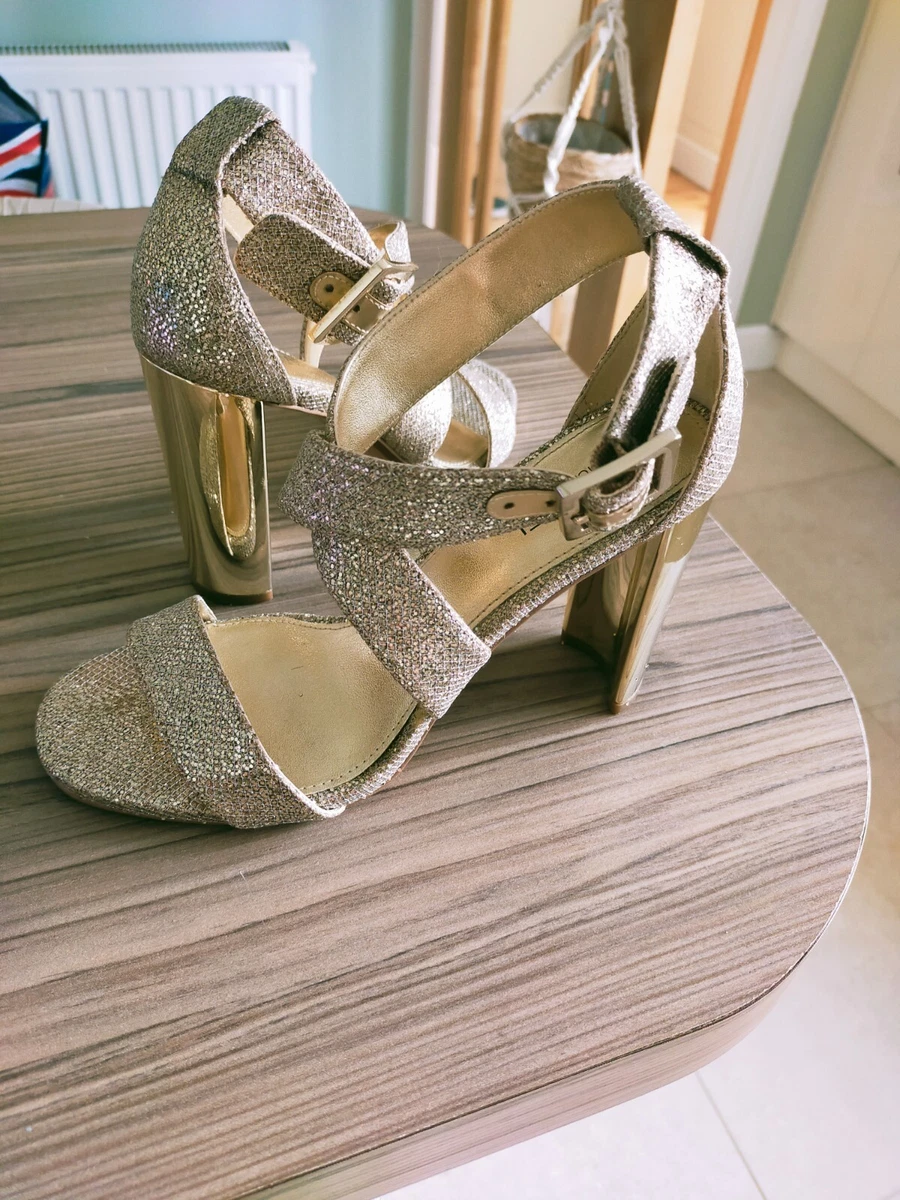 Michael kors gold shoes hotsell heels