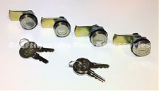 4 x Contractors truck cap folding T-handle lock cylinder 711CYL with 4 keys