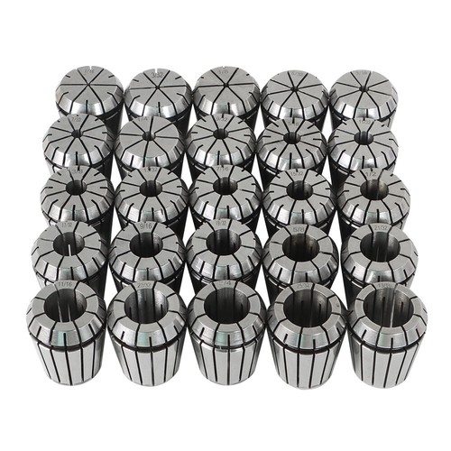 25 Pack Collet Set ER32 Collet Chuck 1/16 inch-3/4 inch Holder Spring Collet - Picture 7 of 14