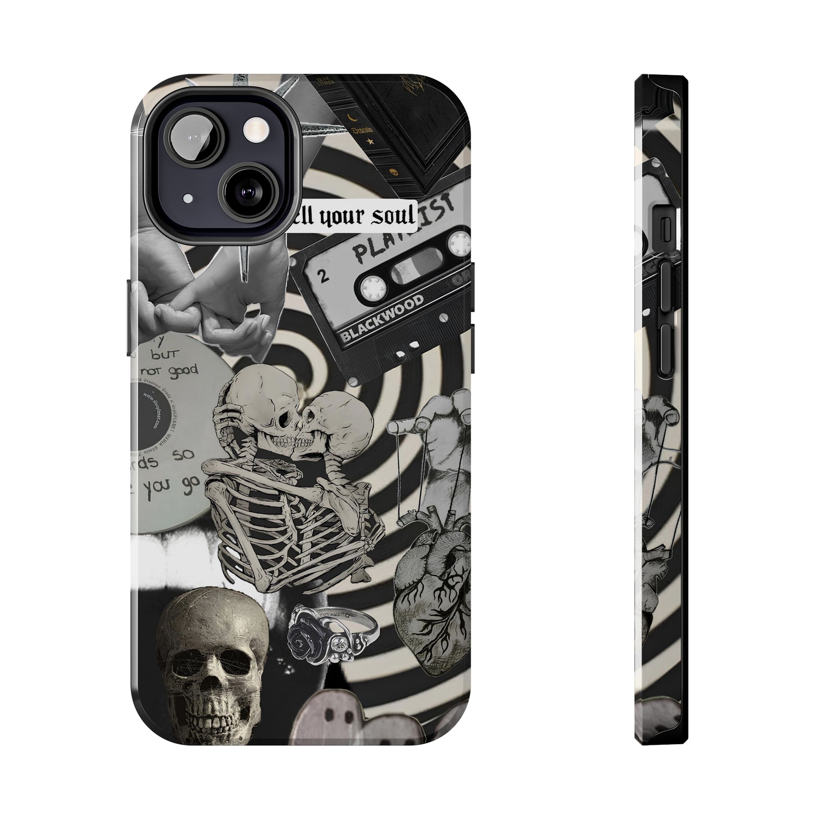 Goth Tough  Phone Cases Accessories for Apple iphone