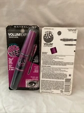2x Maybelline The Falsies Volume Express MASCARA #202 BLACKEST BLACK