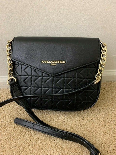 karl lagerfeld chevron luggage