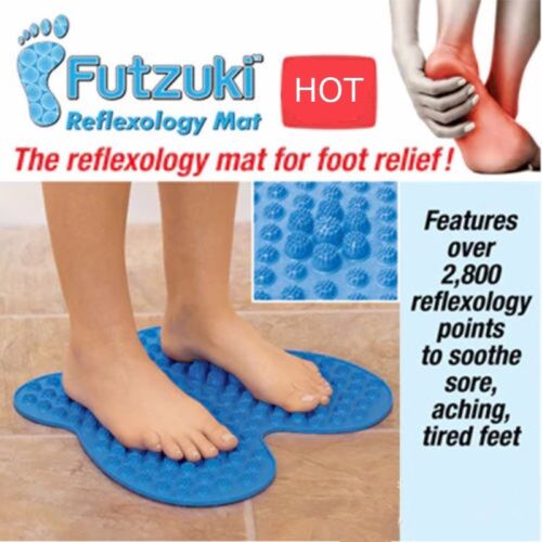HOT 1Pc Futzuki Reflexology Foot Relief Mat Pain Relieving 2800 Points Massagers - Afbeelding 1 van 6